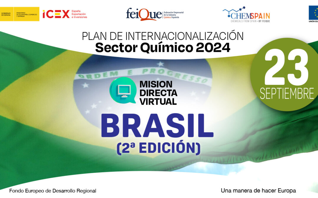 Misión comercial directa virtual a Brasil 2024 – Sector productos químicos – 2ª Edición